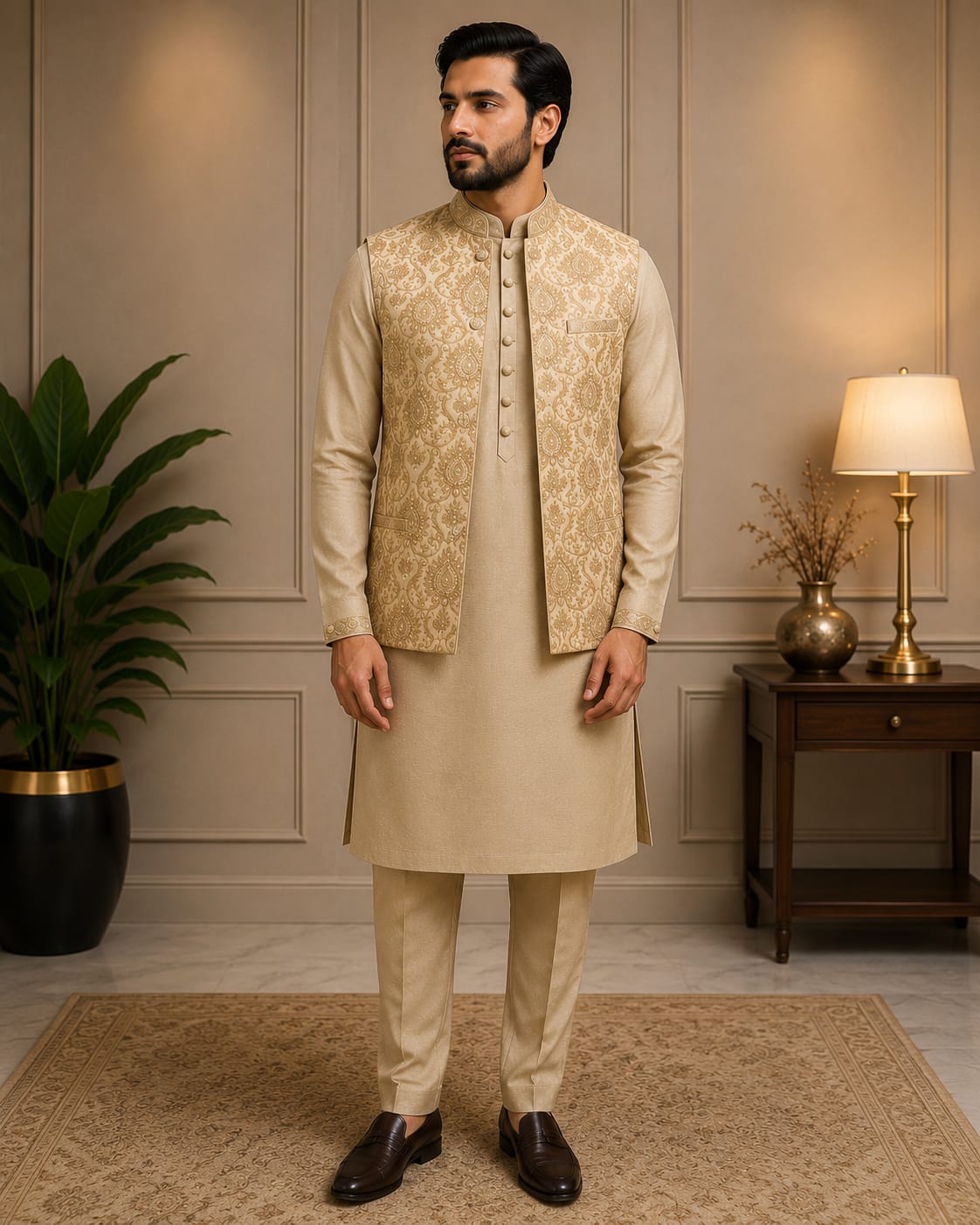 kurta pajama cntrs waskot 3 ps suit